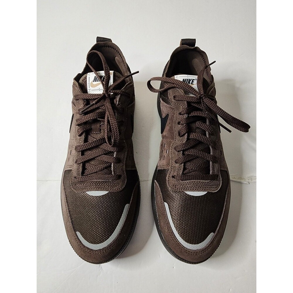 Nike Sneaker Mens 10 Baroque Brown Black Suede C1TY Street Meat NWOB
